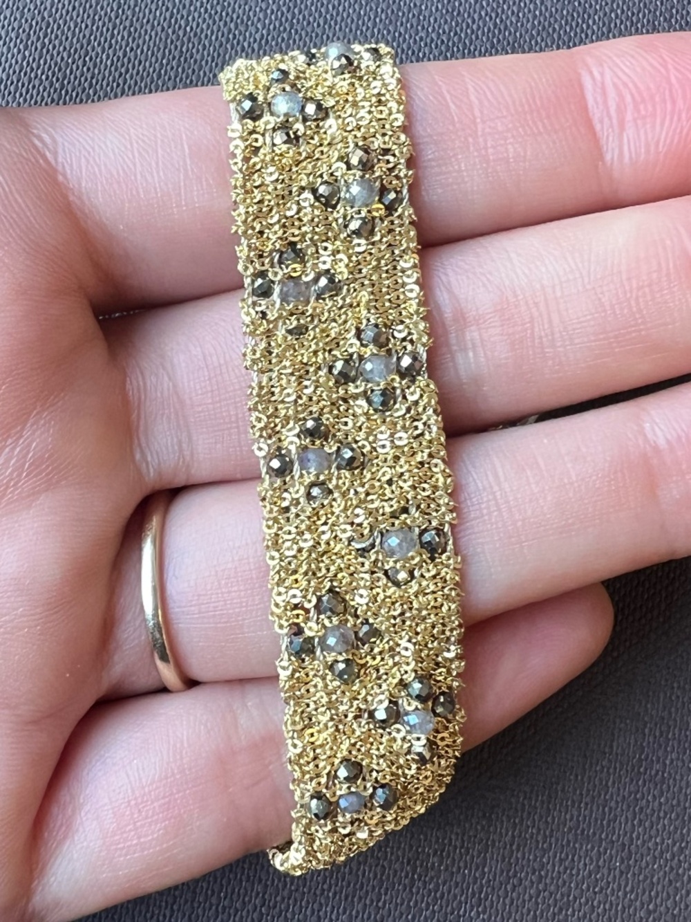 Dag Gold Woven Bracelet